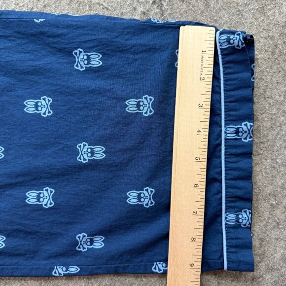 Psycho Bunny Pajama Bottoms Men M Blue All Over Print AOP 31" - Picture 15 of 16